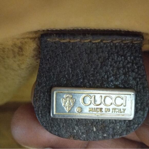 VTG Gucci Ophidia Stripe Boston Brown Doctor Bag - Picture 9 of 10